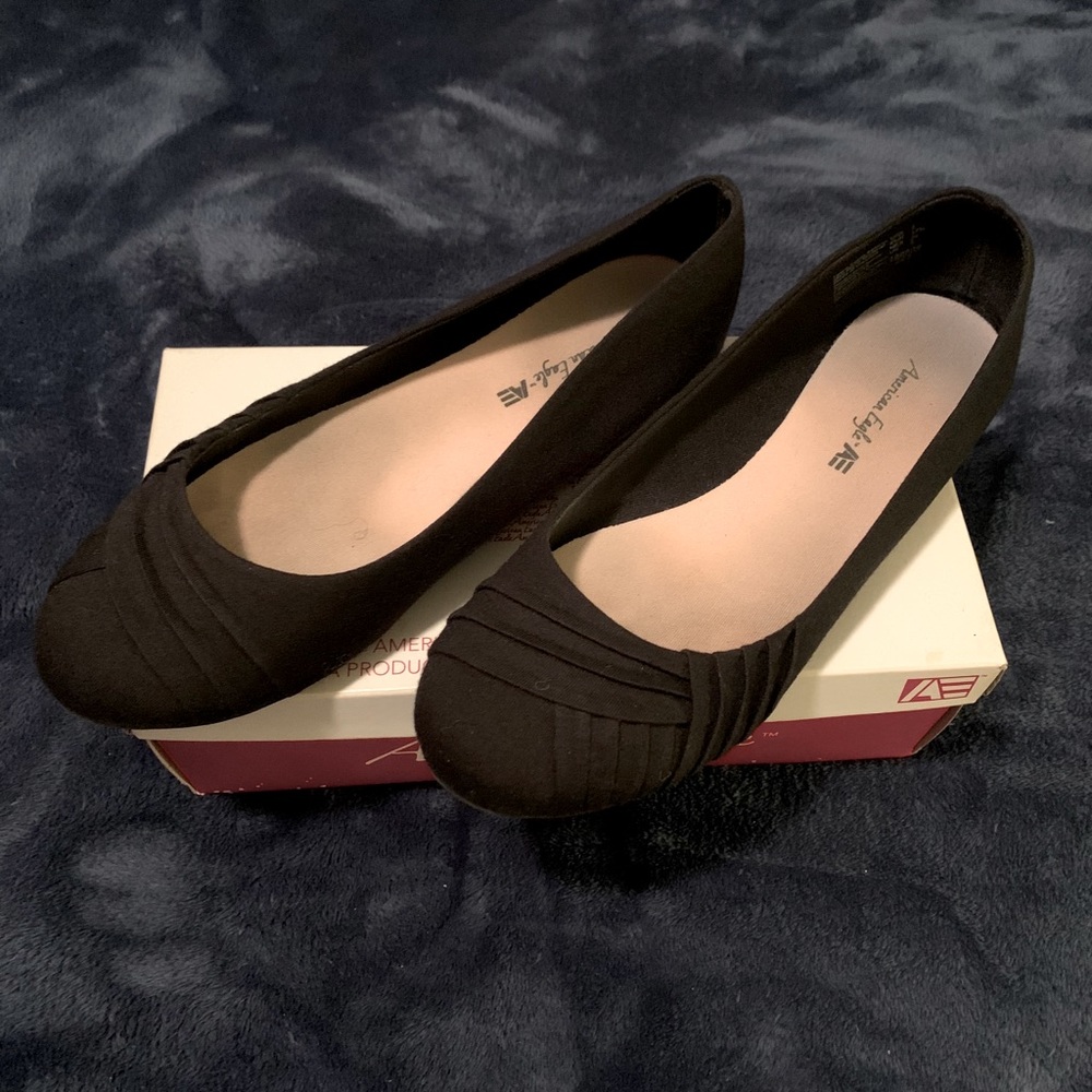American Eagle Black Dress Flats